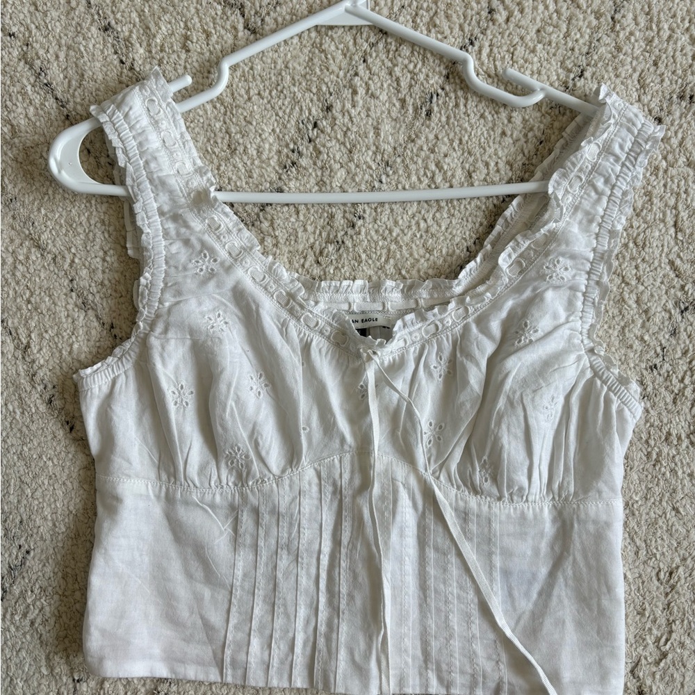 American Eagle Crop Tank Blouse Top